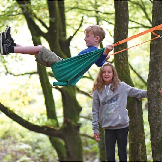 Hape Nature Fun Pocket Swing Green Kid's Portable Hammock